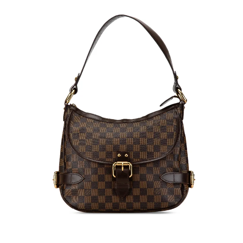 Louis Vuitton backpacks with a padded laptop compartment for travelBrown Louis Vuitton Damier Ebene Highbury Shoulder Bag