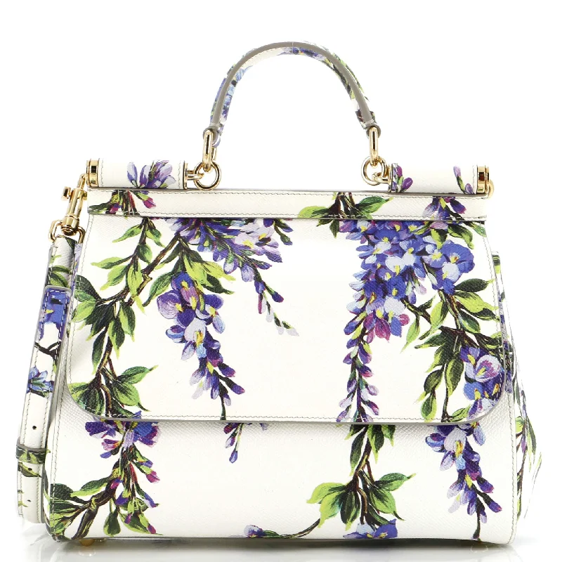 Christian Dior handbags with a removable shoulder strap for versatilityMiss Sicily Bag Printed Leather Medium