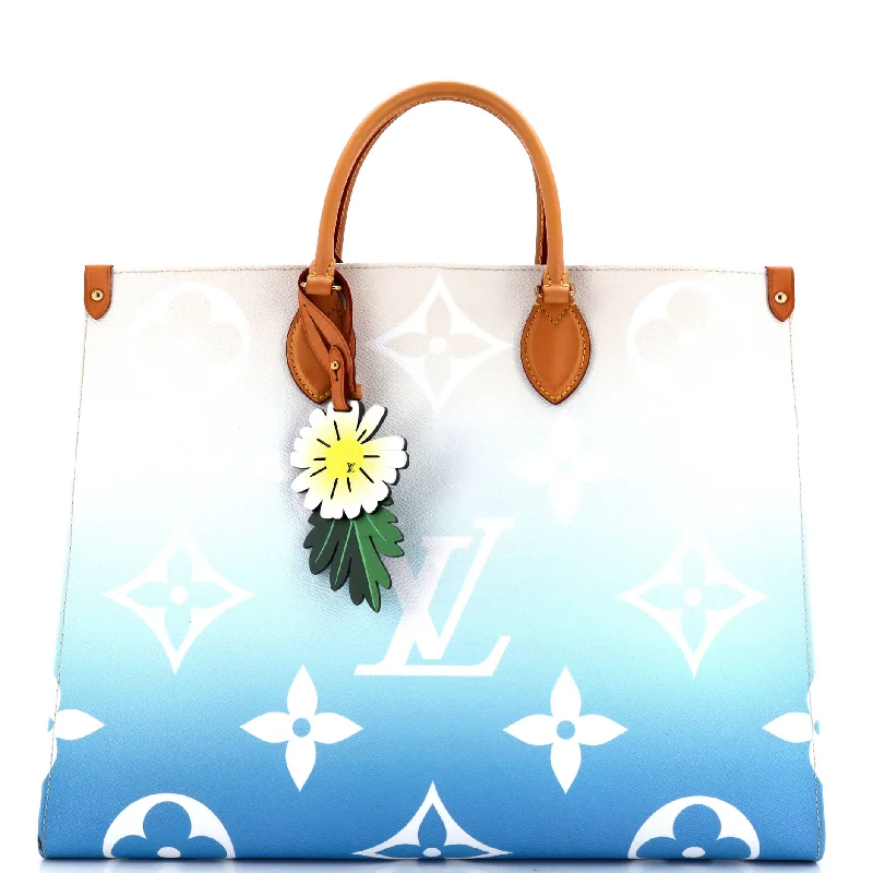 Louis Vuitton crossbody bags with a printed floral pattern for femininityOnTheGo Tote By The Pool Monogram Giant GM