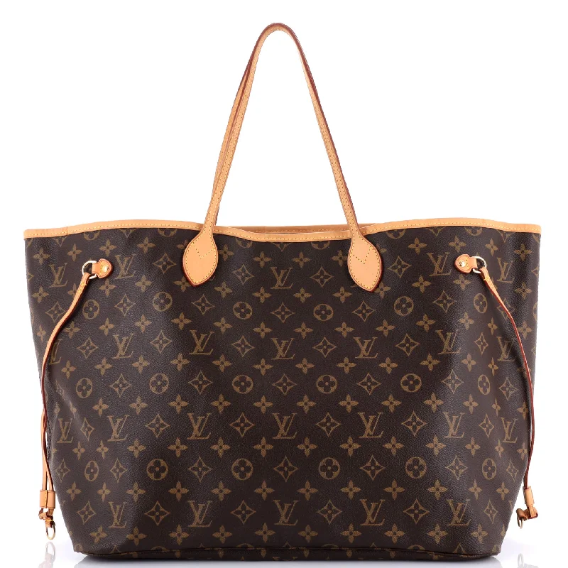 Louis Vuitton crossbody bags with a printed floral pattern for femininityNeverfull Tote Monogram Canvas GM