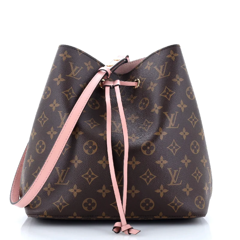 Louis Vuitton Alma bags with a leather - wrapped handle for a luxurious feelNeoNoe Handbag Monogram Canvas MM