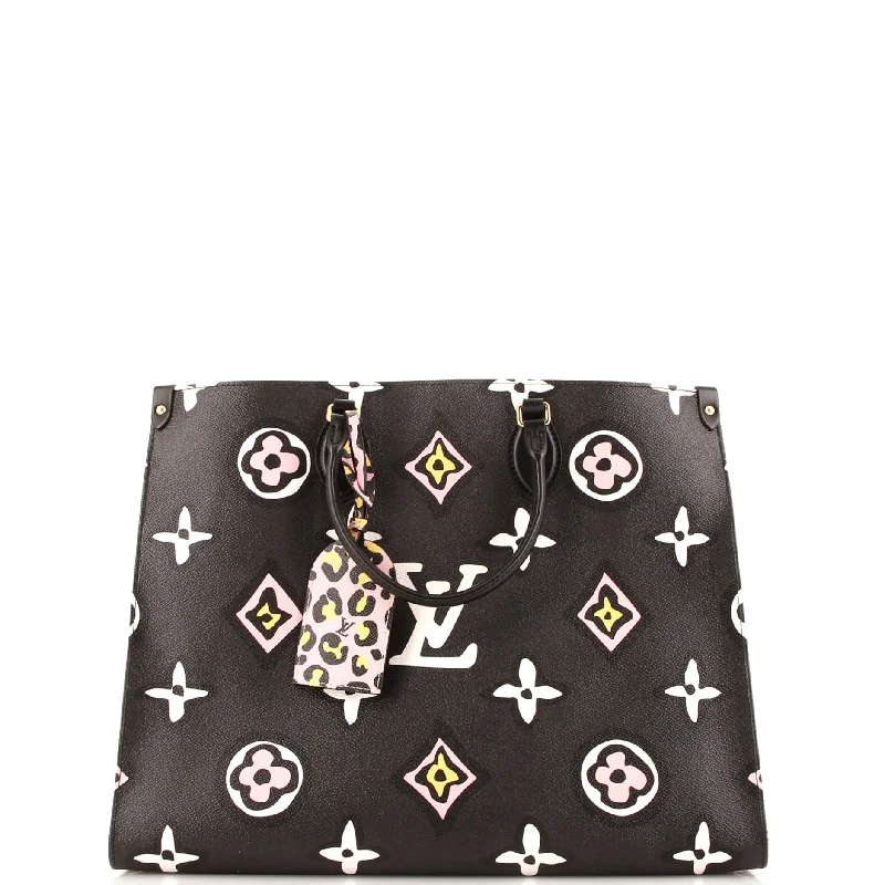 Louis Vuitton Twist bags with a contrast - colored interior for visual interestOnTheGo Tote Wild at Heart Monogram Giant GM