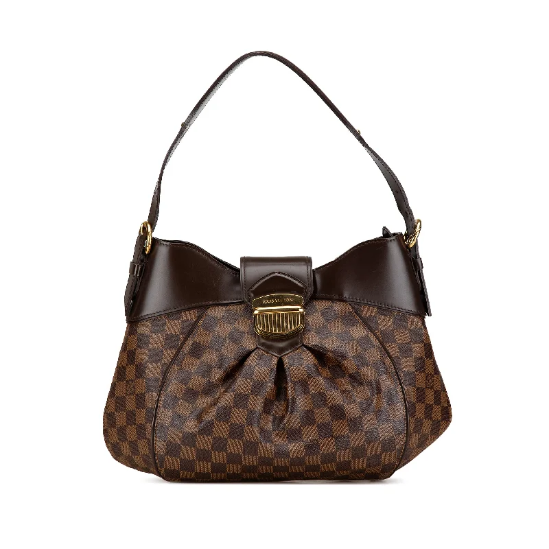 Louis Vuitton Alma bags featuring the signature top - handle designBrown Louis Vuitton Damier Ebene Sistina MM Shoulder Bag