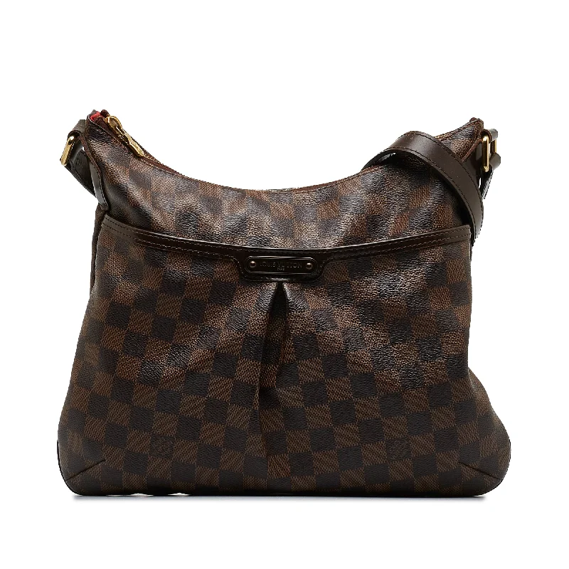 Louis Vuitton backpacks with a multi - pocket organization for functionalityBrown Louis Vuitton Damier Ebene Bloomsbury PM Crossbody Bag