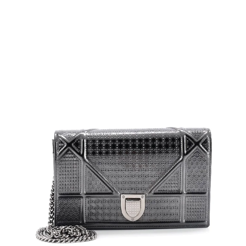 Christian Dior bags with a detachable coin purse insideDiorama Wallet on Chain Cannage Embossed Calfskin