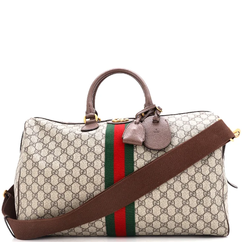 Gucci backpacks for women with a padded laptop compartmentOphidia Carry On Duffle Bag GG Coated Canvas Medium