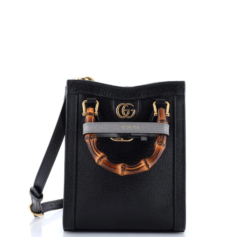 Medium - sized Women Gucci handbags for everyday useDiana Vertical Tote Leather Mini