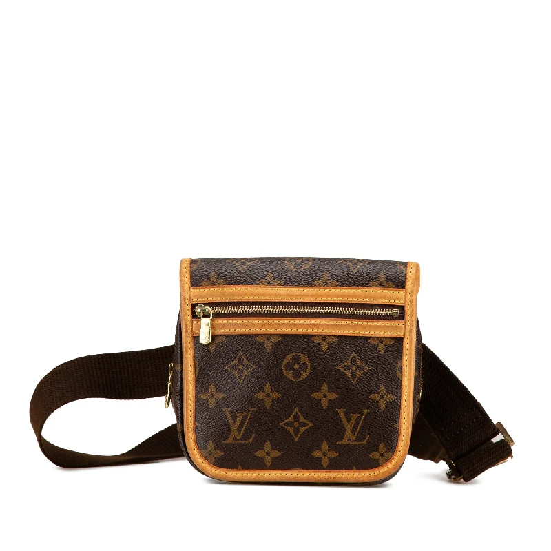 Louis Vuitton handbags with a beaded trim for a touch of glamourBrown Louis Vuitton Monogram Bosphore Belt Bag