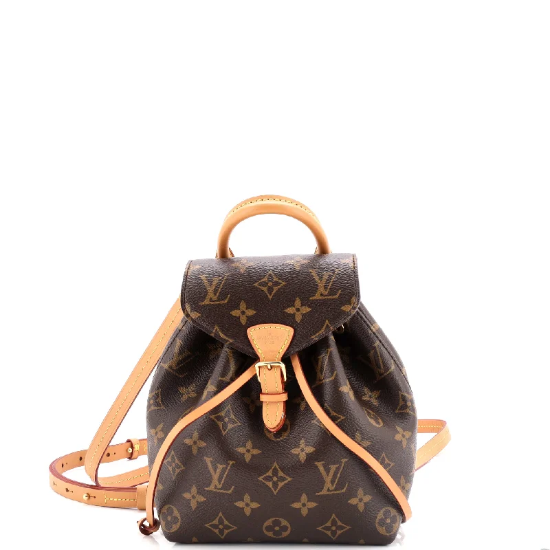 Louis Vuitton handbags with a metal - framed clasp for durabilityMontsouris NM Backpack Monogram Canvas BB