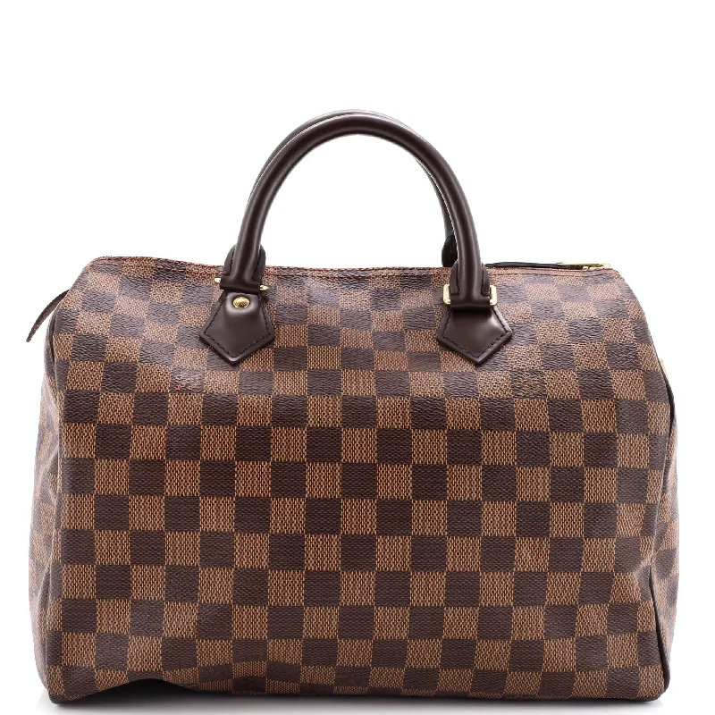 Louis Vuitton Petite Malle bags with a hard - shell structure for uniquenessSpeedy Handbag Damier 30