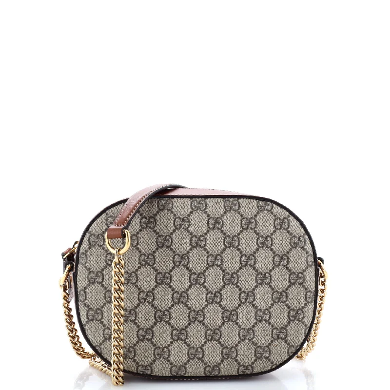 Gucci backpacks for women with a padded laptop compartmentChain Crossbody Bag GG Coated Canvas Mini