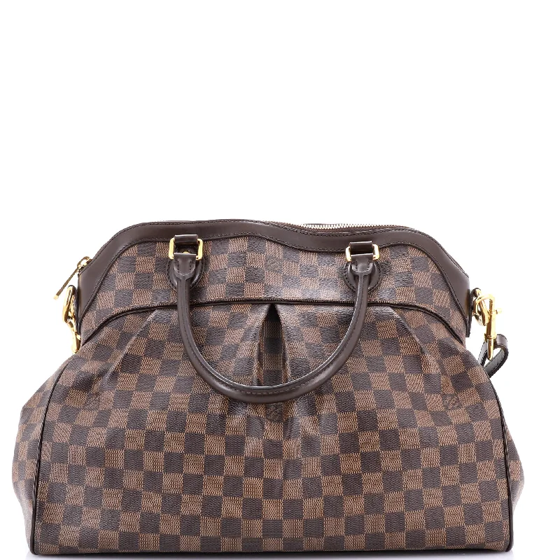 Louis Vuitton bags with a chain - link trim and a leather body for a modern edgeTrevi Handbag Damier GM