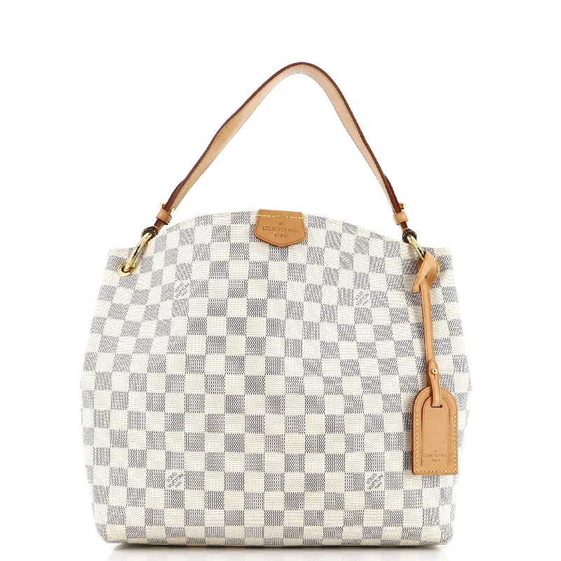 Ladies Louis Vuitton Capucines bags with a detachable shoulder strapGraceful Handbag Damier PM