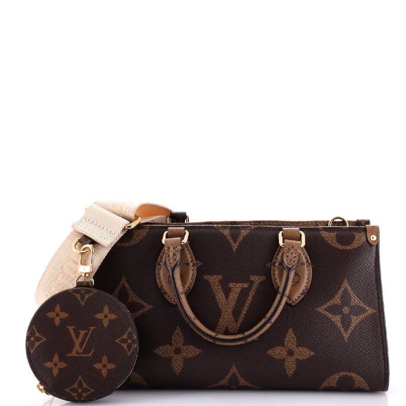 Louis Vuitton Capucines bags with smooth calfskin leather for luxuryOnTheGo Tote Reverse Monogram Giant East West