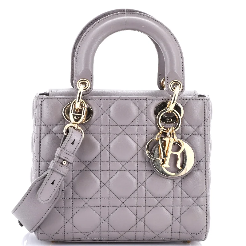 Christian Dior handbags with a removable shoulder strap for versatilityMy ABCDior Lady Dior Bag Cannage Quilt Lambskin