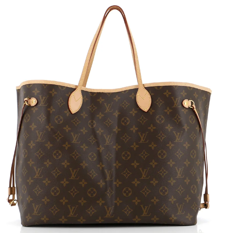 Louis Vuitton backpacks with a multi - pocket organization for functionalityNeverfull NM Tote Monogram Canvas GM