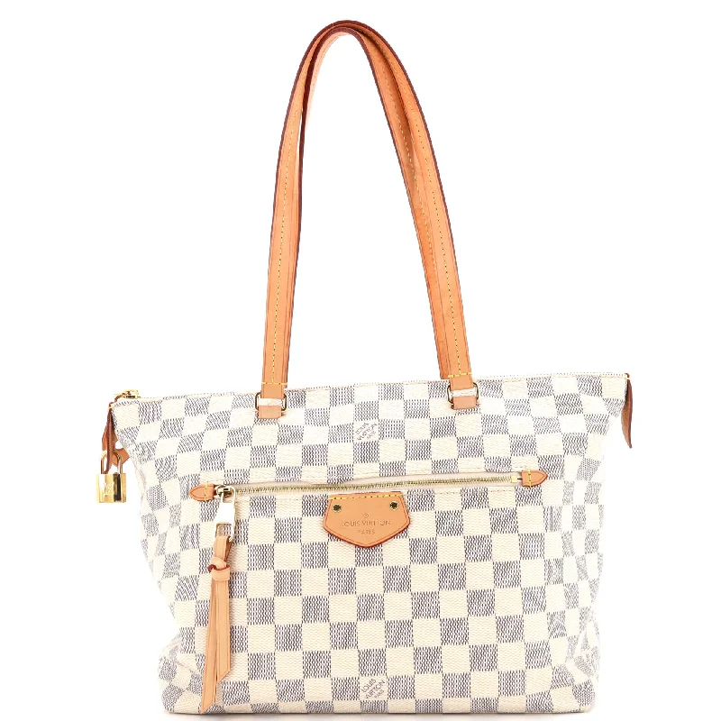 Christian Dior Saddle bags with a distressed leather finishIena Tote Damier PM