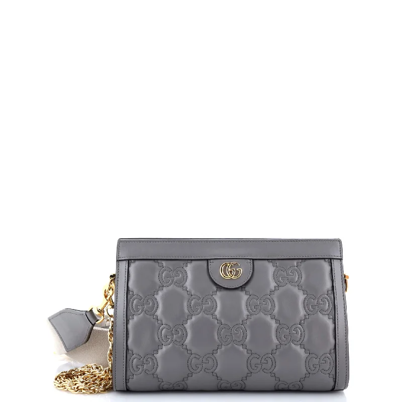 Small - sized Women Gucci shoulder bags for evening outingsGG Shoulder Bag GG Matelasse Leather Small