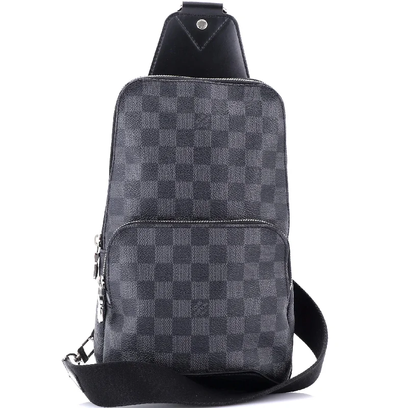 Christian Dior bags with a detachable coin purse insideAvenue Sling Bag Damier Graphite