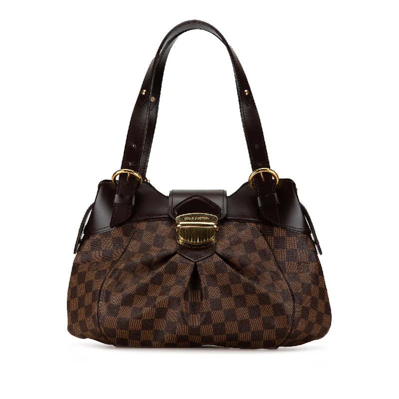 Small - sized Louis Vuitton Pochette Metis bags for a compact carryBrown Louis Vuitton Damier Ebene Sistina PM Shoulder Bag