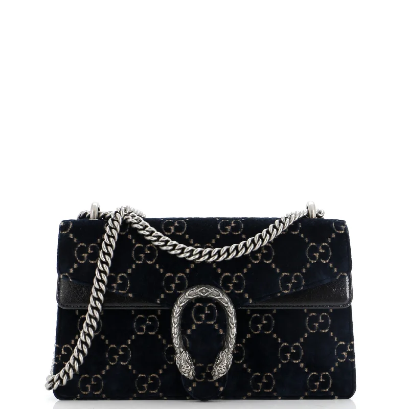 Gucci crossbody bags for women with adjustable leather strapsDionysus Bag GG Velvet Small