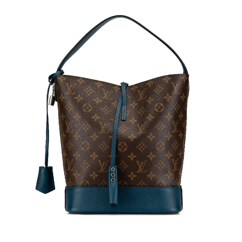 Louis Vuitton Capucines bags with smooth calfskin leather for luxuryBrown Louis Vuitton Monogram Idole NN14 GM Bucket Bag