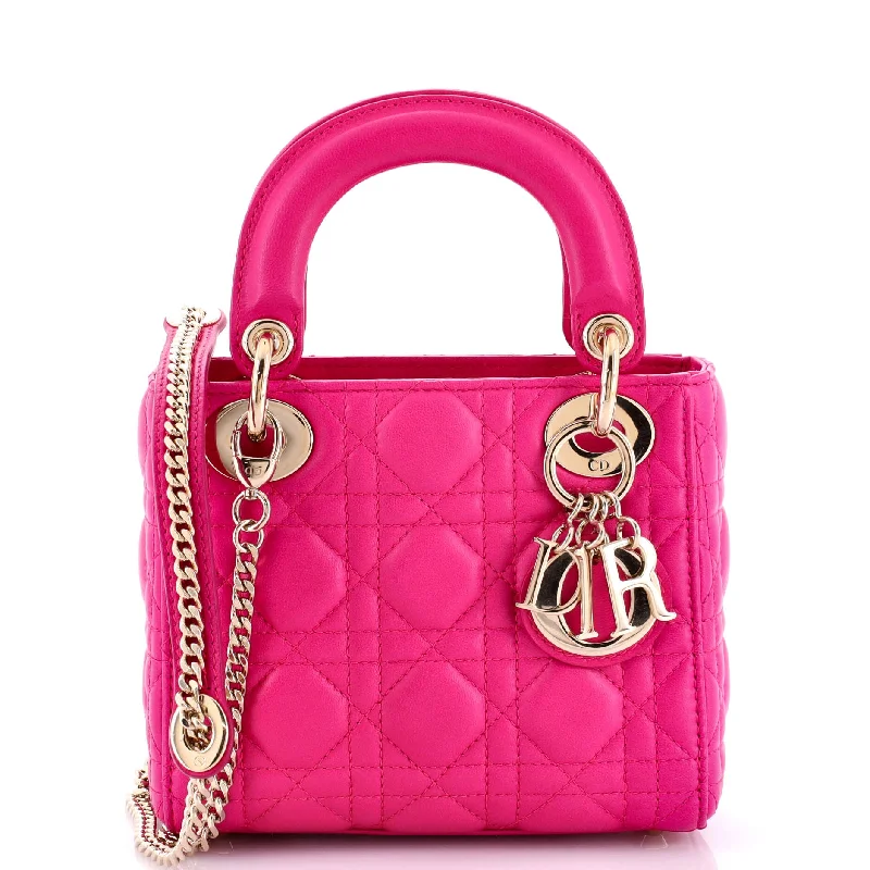 Fashion - forward Christian Dior tote bags for the modern womanLady Dior Chain Bag Cannage Quilt Lambskin Mini