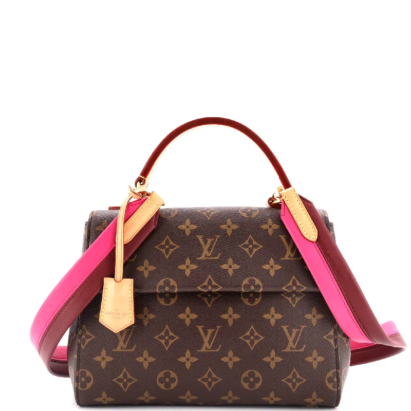 Louis Vuitton bags with a detachable mobile phone holder for convenienceCluny Top Handle Bag Monogram Canvas BB