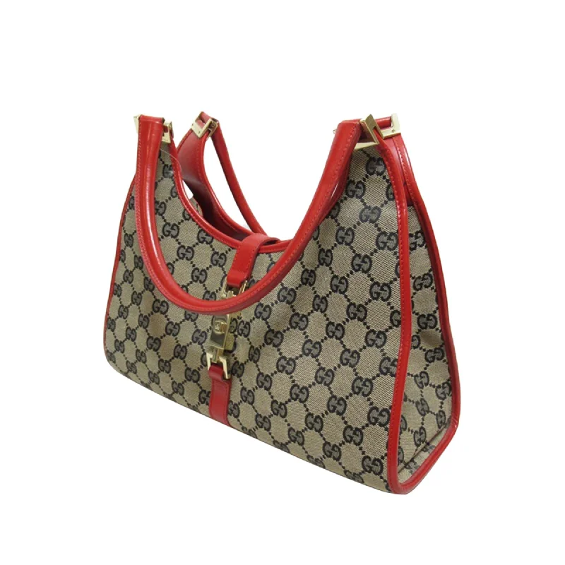 Women Gucci crossbody bags in a bold red colorGucci GG Canvas Jackie Bardot (idDq4G)