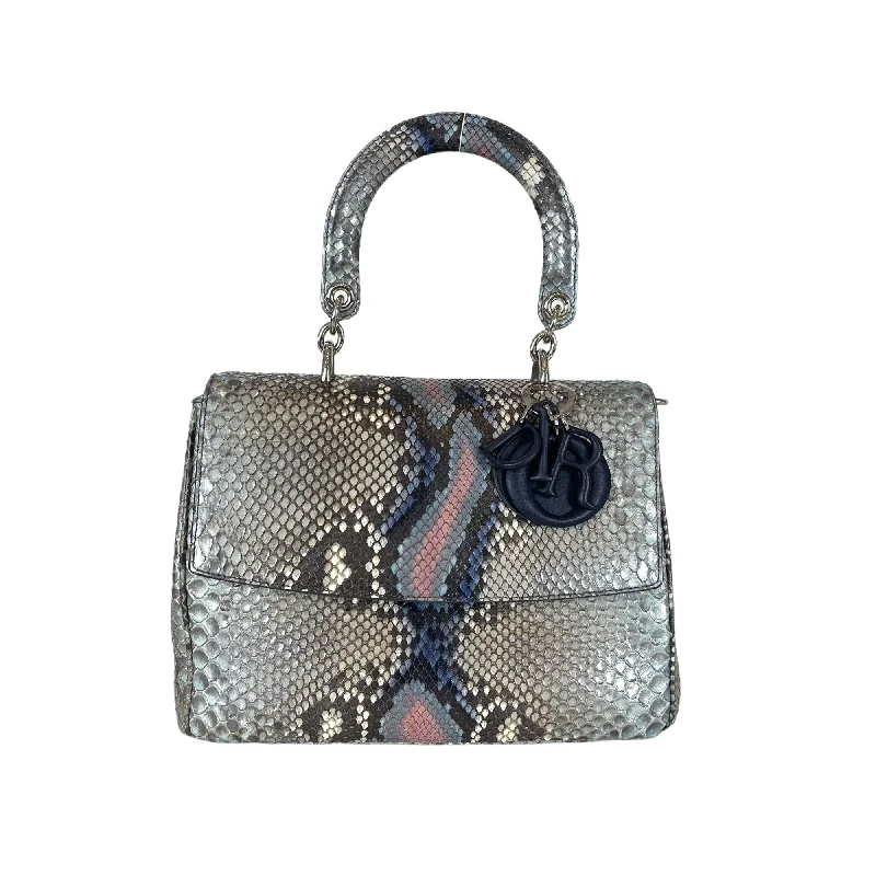 Christian Dior bags with a detachable coin purse insideBe Dior Bag Python-Skin with SHW