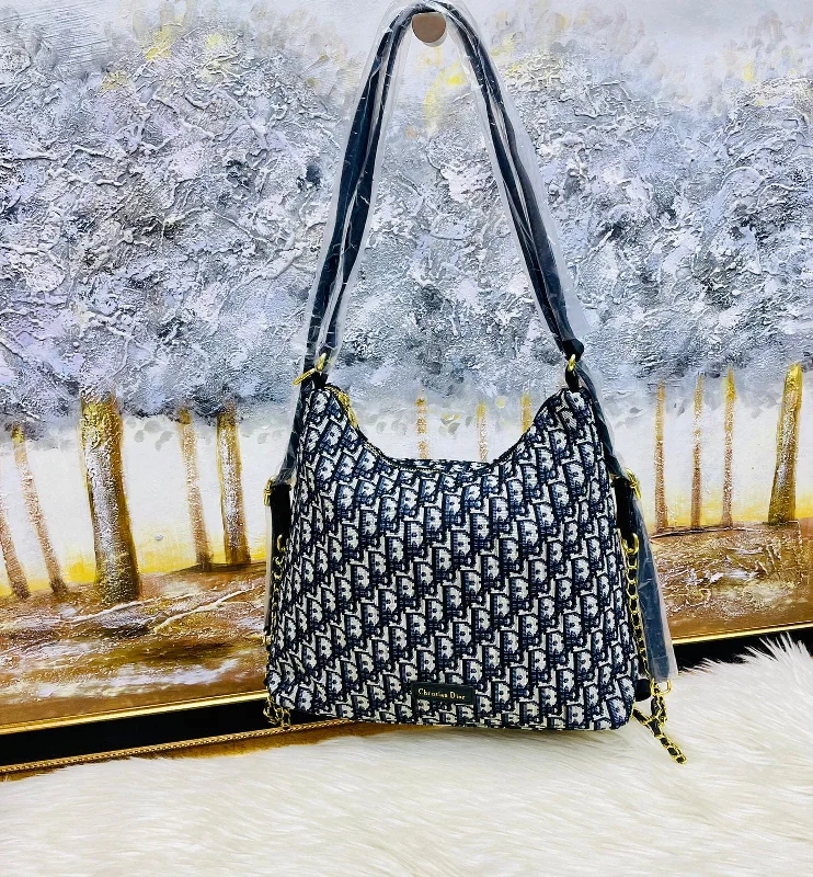 Christian Dior bags with a quilted pattern and gold - toned hardwareChristian Dior Shoulder Bag - New in Stock
(Black/Blue)