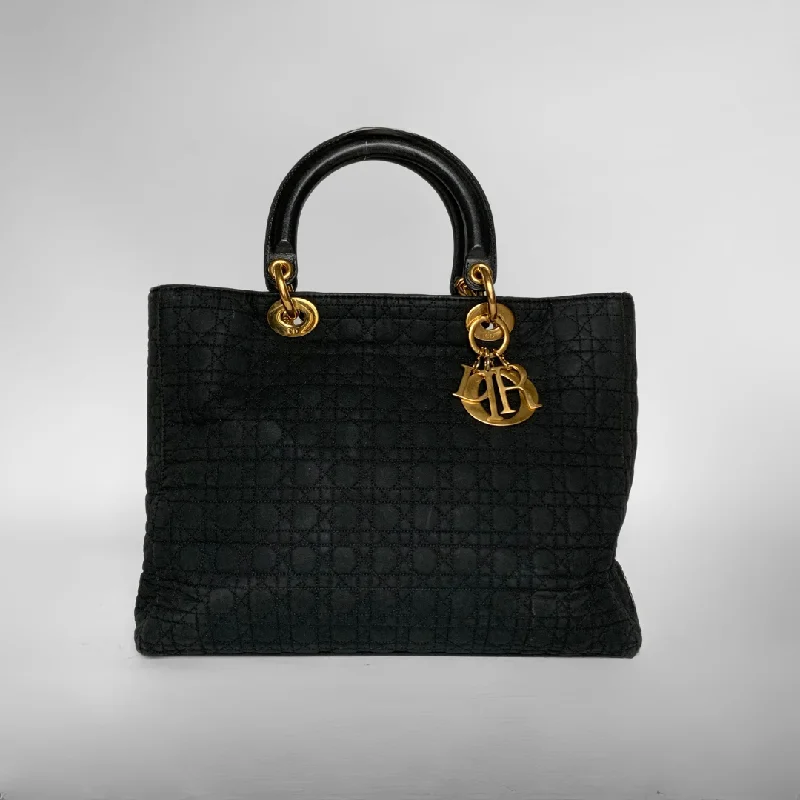 High - fashion Christian Dior bags with a geometric patternDior Lady Dior Cannage Microfiber