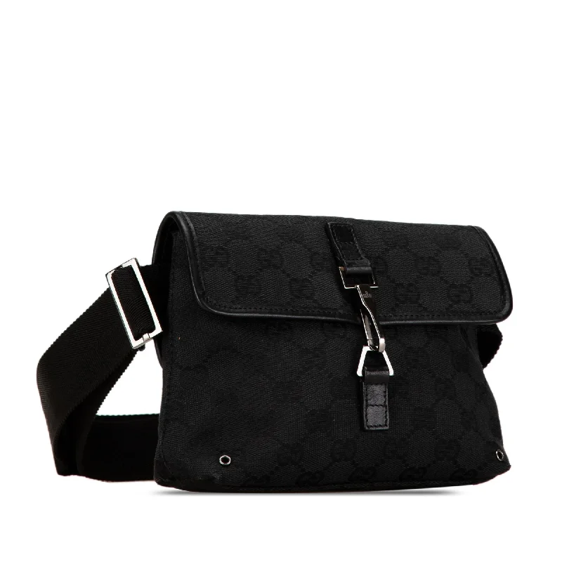 Women Gucci bags with a detachable mobile phone holderGucci GG Canvas Jackie Belt Bag MKqNK7)