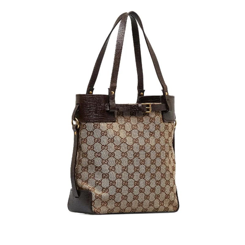 Gucci tote bags for women with a water - resistant coatingGucci GG Canvas Tote Bag (SHG-xXacve)