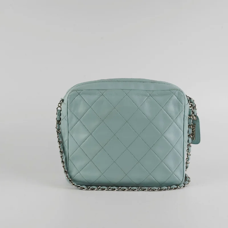 Chanel Limited Edition Handbag for CollectorsChanel Vintage Camera Bag Light Blue (Recoloured)