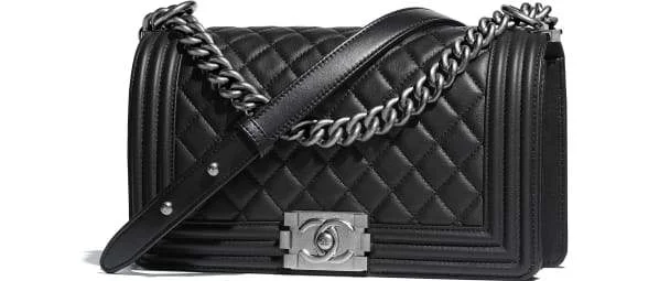 Chanel Handbag with Adjustable Strap for ComfortChanel Boy Handbag Black