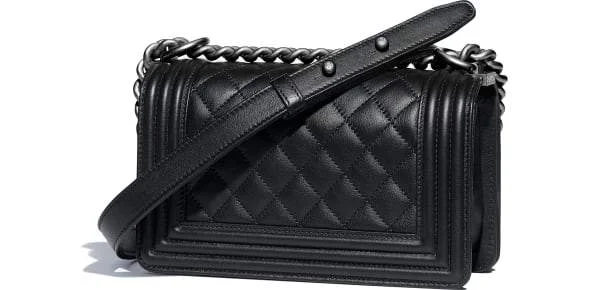 Chanel bags available at online luxury retaileChanel Boy Medium Handbag Black