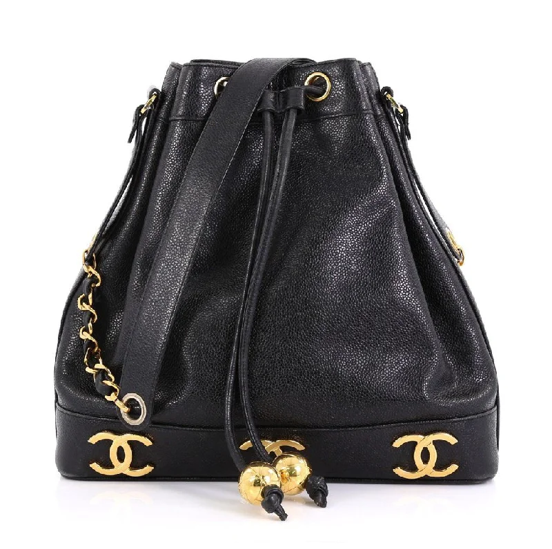 Chanel bags with intricate metal hardwareChanel Lambskin Gold-Tone Metal Backpack Black