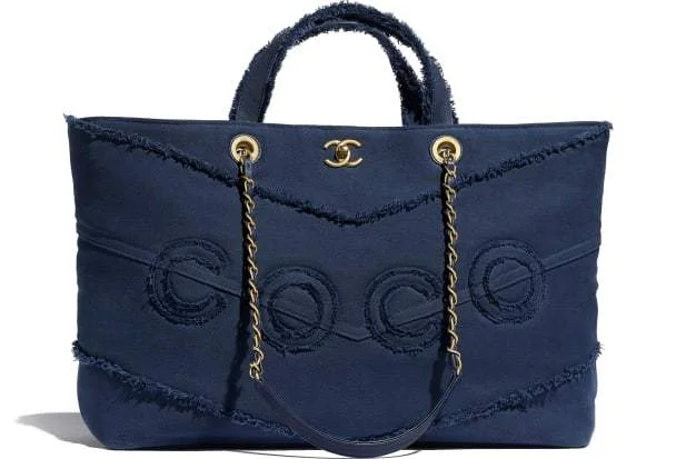 Chanel leather bags for everydChanel Large Shopping Bag Blue (30cm)