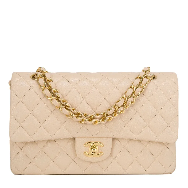 Chanel Colorful Handbag for Spring OutfitsChanel Medium Classic Handbag Beige Gold-Tone Metal