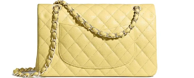 Chanel classicChanel Medium Classic Handbag Yellow