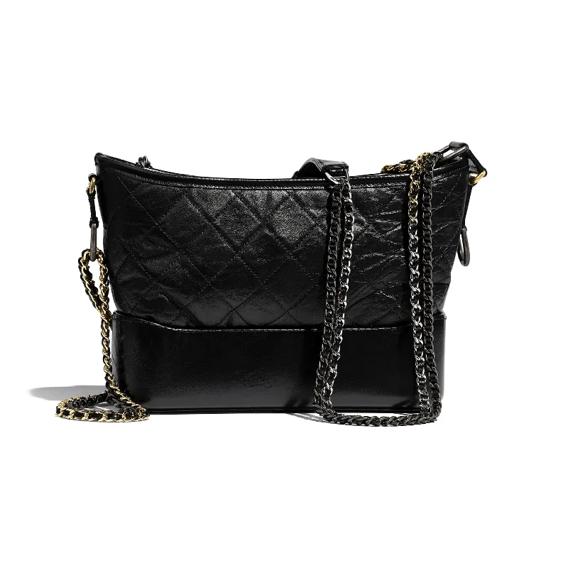 Chanel bags with exclusive seasonal designs and materialsChanel’s Gabrielle Small Hobo Bag Black