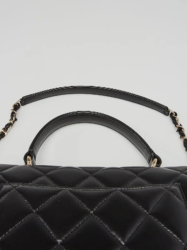 Chanel bags for a polished and professional appearanceChanel Small Flap Bag Lambskin Black