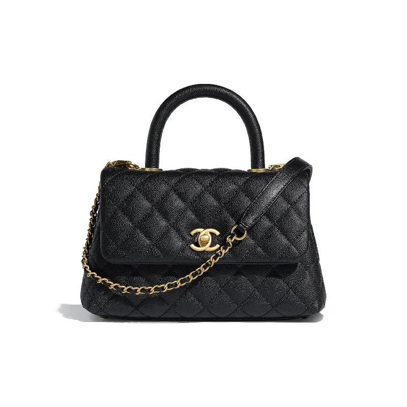 Chanel bags with adjustable chain strapsChanel Small Flap Bag With Top Handle Black