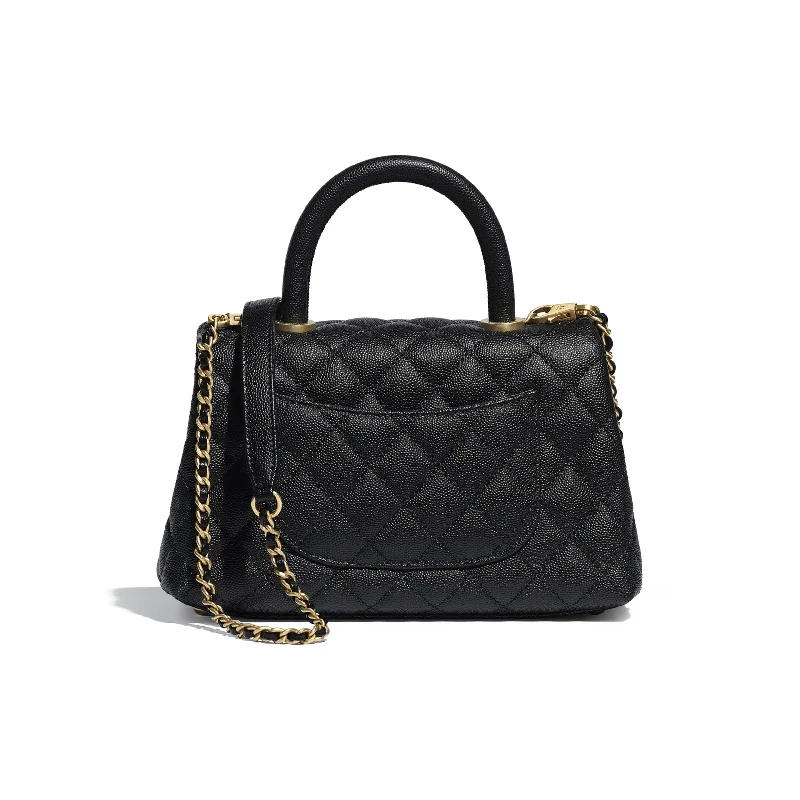 Chanel bags with classic and elegant designsChanel Small Flap Bag With Top Handle Black