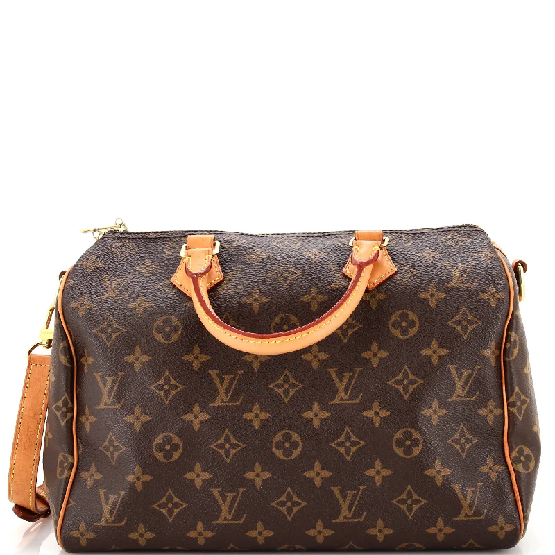 Louis Vuitton tote bags with a spacious interior and multiple pocketsSpeedy Bandouliere Bag Monogram Canvas 30