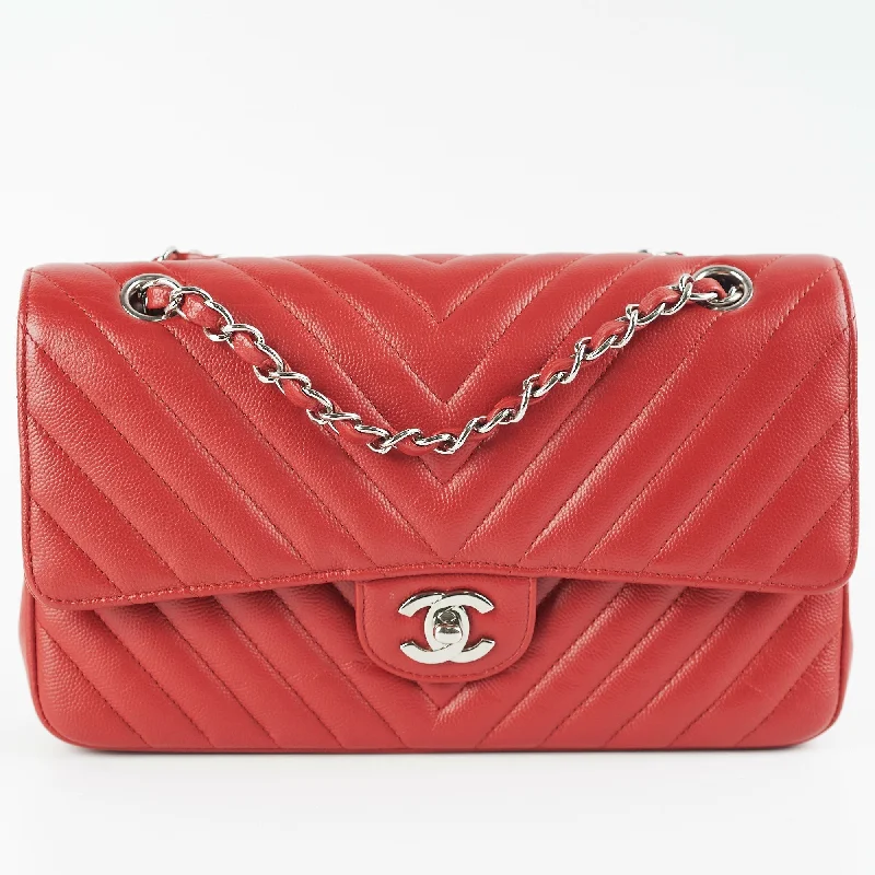 Chanel Colorful Handbag for Spring OutfitsITEM 27 - Chanel Chevron Classic Medium Large Flap Red 16S